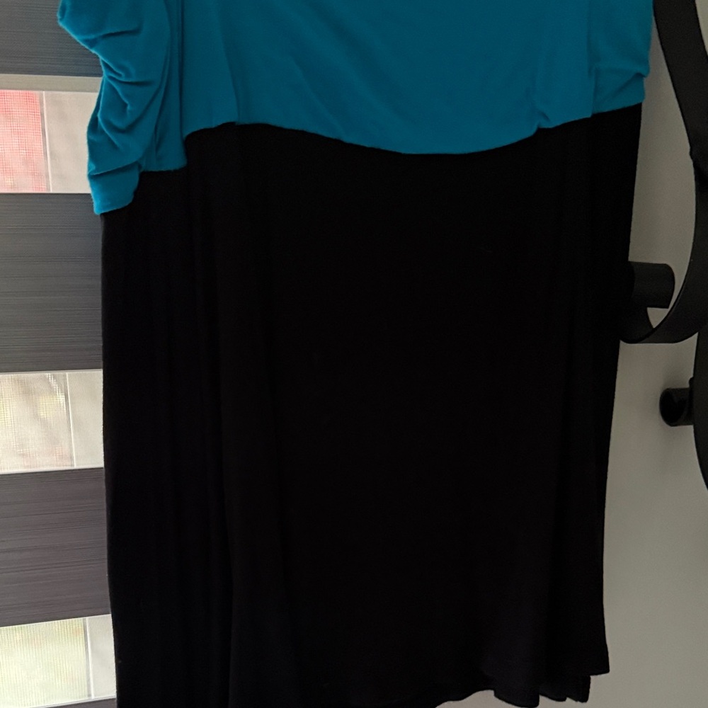 Blow out Sale $5, Blue and Black skirt above knee . Perfect for any occasion